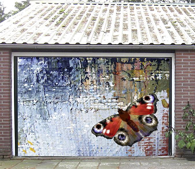 3D Color Butterfly 87 Garage Door Mural Wallpaper AJ Wallpaper 