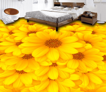 3D Bright Blossoms Floor Mural Wallpaper AJ Wallpaper 2 