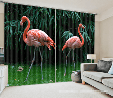 3D Pretty Tall Birds 1235 Curtains Drapes Wallpaper AJ Wallpaper 