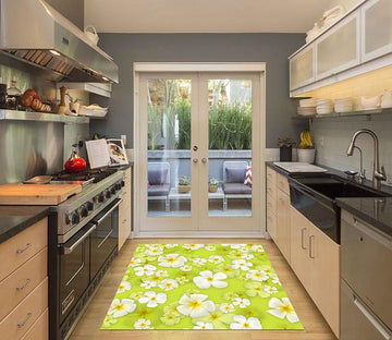 3D Pretty Flowers Kitchen Mat Floor Mural Wallpaper AJ Wallpaper 