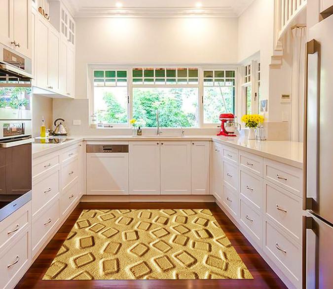 3D Sands Pattern Kitchen Mat Floor Mural Wallpaper AJ Wallpaper 