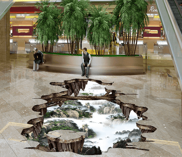 3D Landscape Floor Mural Wallpaper AJ Wallpaper 2 