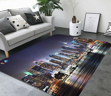 3D New York Night View 72 Non Slip Rug Mat Mat AJ Creativity Home 