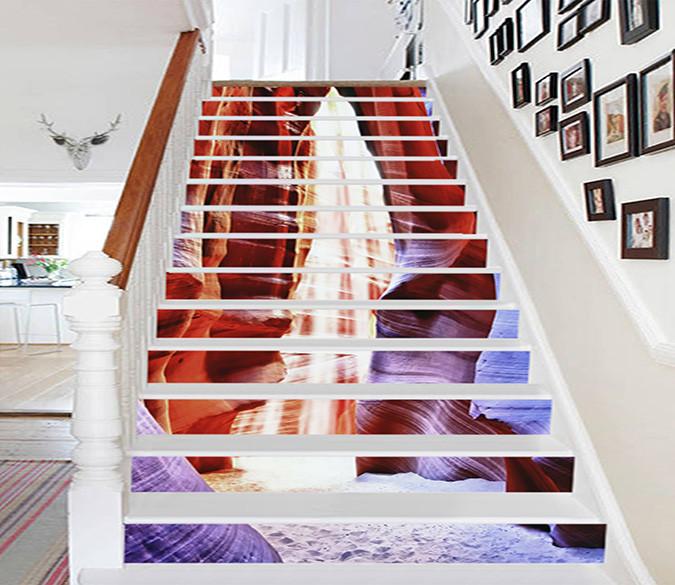 3D Rock Mountains Path 913 Stair Risers Wallpaper AJ Wallpaper 