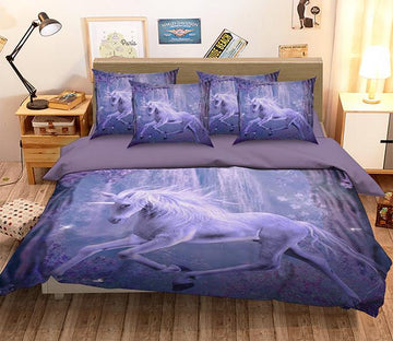 3D Forest Horse 266 Bed Pillowcases Quilt Wallpaper AJ Wallpaper 