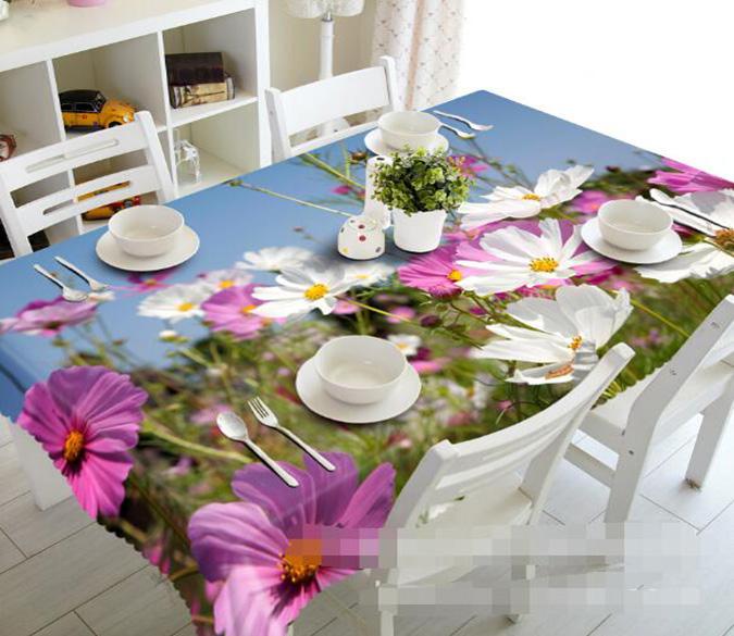 3D Flowers Field 903 Tablecloths Wallpaper AJ Wallpaper 