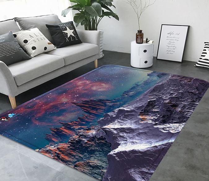 3D Exoplanet Scenery 108 Non Slip Rug Mat Mat AJ Creativity Home 