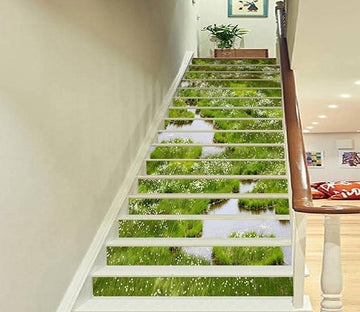 3D Wetland Scenery 1647 Stair Risers Wallpaper AJ Wallpaper 