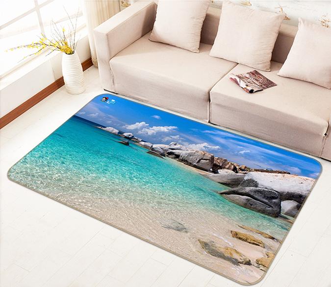 3D Tropical Seascape 159 Non Slip Rug Mat Mat AJ Creativity Home 