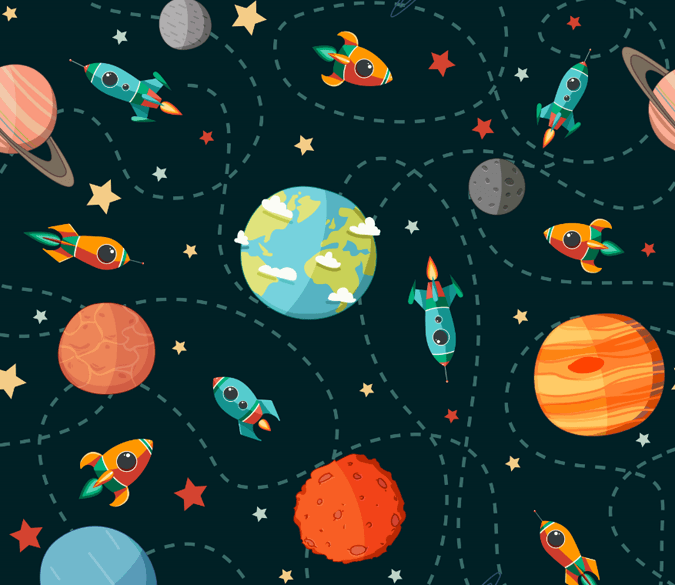 Cartoon Space Wallpaper AJ Wallpaper 