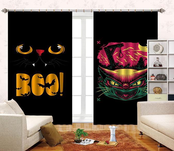 3D Lovely Monster Pattern 2331 Curtains Drapes Wallpaper AJ Wallpaper 