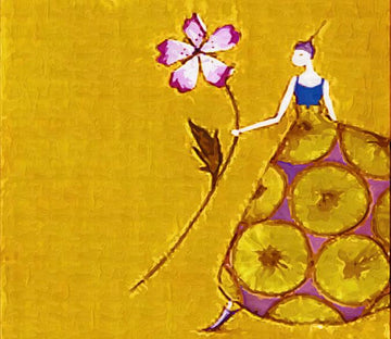 Holding Flower Girl Wallpaper AJ Wallpaper 