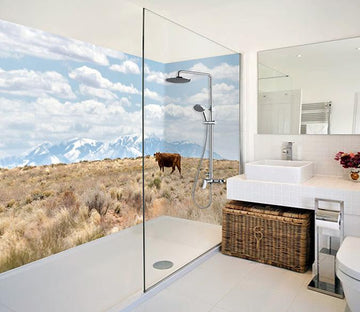 3D Alpine Pasture Scenery 21 Bathroom Wallpaper Wallpaper AJ Wallpaper 
