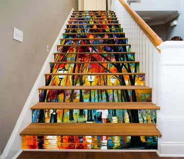 3D Street Oil Painting 762 Stair Risers Wallpaper AJ Wallpaper 
