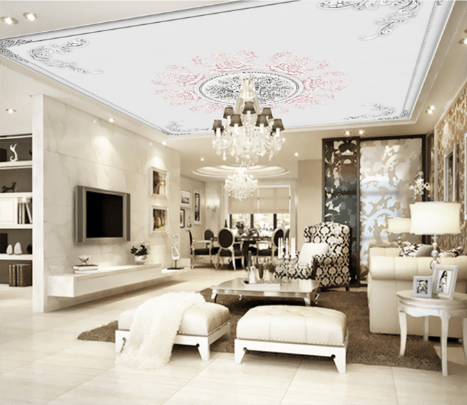 Pink Flower Circle 135 Wallpaper AJ Wallpaper 