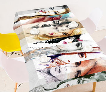 3D Graffiti Nice Women 86 Tablecloths Wallpaper AJ Wallpaper 