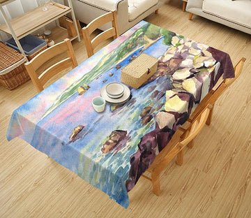 3D Watercolor Painting 192 Tablecloths Wallpaper AJ Wallpaper 