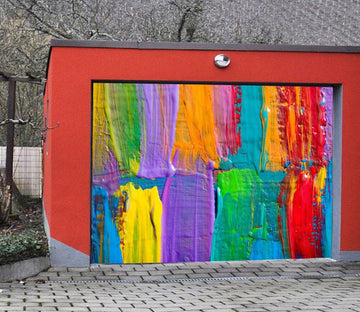 3D Colorful Paints 453 Garage Door Mural Wallpaper AJ Wallpaper 