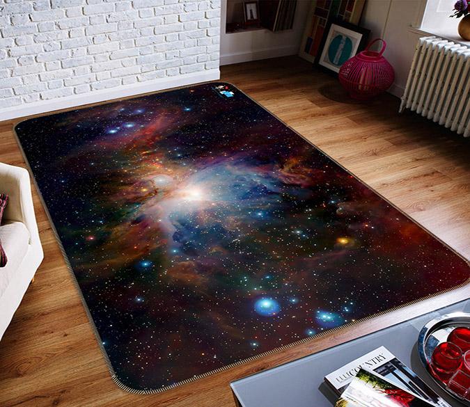 3D Starry Sky Nebula 145 Non Slip Rug Mat Mat AJ Creativity Home 