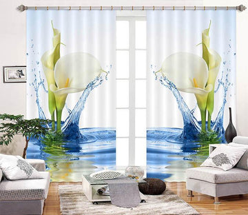 3D Pretty Pure Flowers 2280 Curtains Drapes Wallpaper AJ Wallpaper 