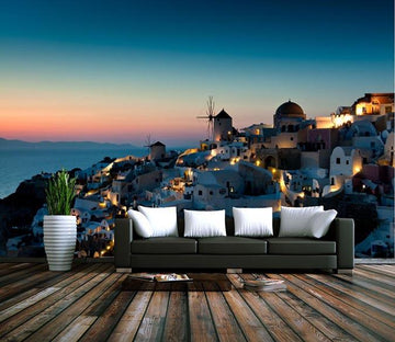 3D Night Town 732 Wallpaper AJ Wallpaper 