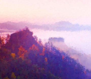 Hazy Natural Scenery Wallpaper AJ Wallpaper 