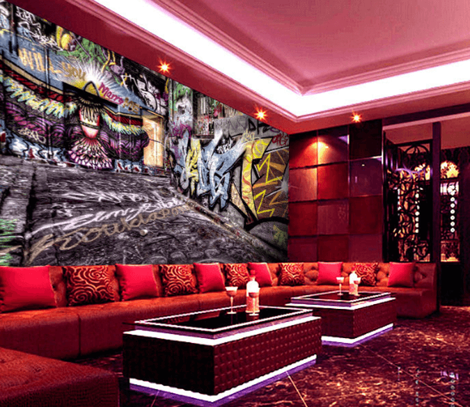 3D Wall Painted Wings 122 Wallpaper AJ Wallpaper 