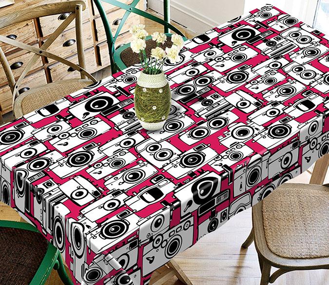 3D Camera Pattern 731 Tablecloths Wallpaper AJ Wallpaper 