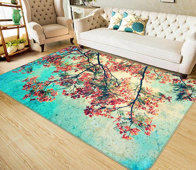 3D Gorgeous Flowers 177 Non Slip Rug Mat Mat AJ Creativity Home 