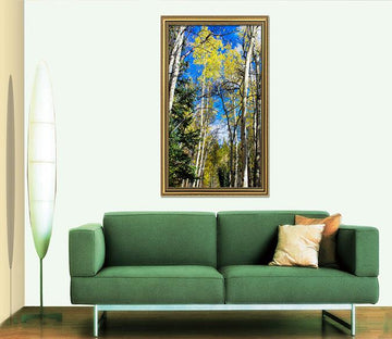 3D Sky Tree 140 Fake Framed Print Painting Wallpaper AJ Creativity Home 