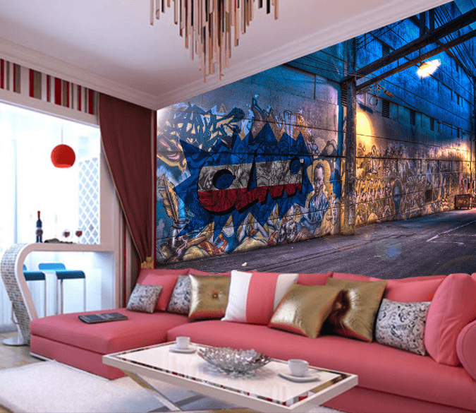 3D Dark Wall Painting 126 Wallpaper AJ Wallpaper 