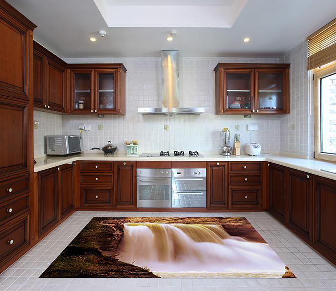 3D Waterfall 75 Kitchen Mat Floor Mural Wallpaper AJ Wallpaper 