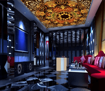 Lotus Table Pattern 149 Wallpaper AJ Wallpaper 