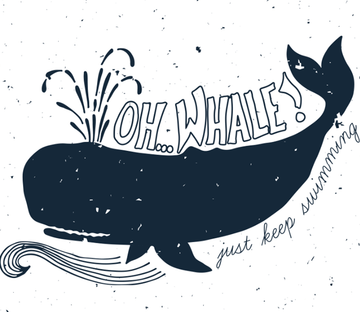 Swimming Whale Wallpaper AJ Wallpaper 