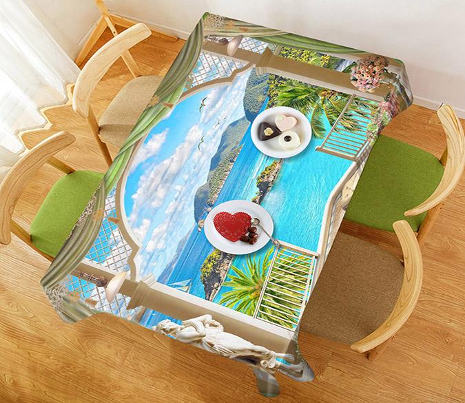 3D Pavilion Scenery 657 Tablecloths Wallpaper AJ Wallpaper 