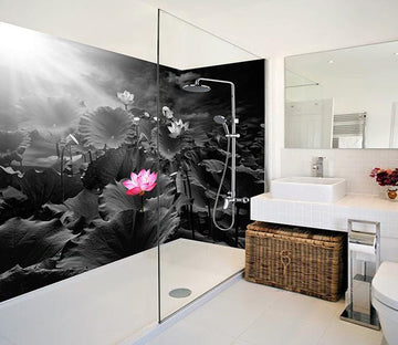 3D Lotus Flowers 48 Bathroom Wallpaper Wallpaper AJ Wallpaper 