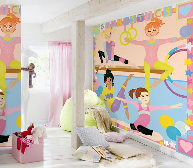 Practicing Gymnastics Wallpaper AJ Wallpaper 