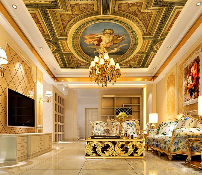 Grand Dome Painting Wallpaper AJ Wallpaper 