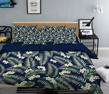 3D Flowers Leaves 187 Bed Pillowcases Quilt Wallpaper AJ Wallpaper 
