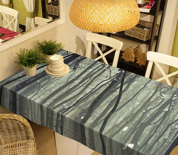 3D Winter Forest 584 Tablecloths Wallpaper AJ Wallpaper 