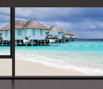 Seaside Houses 1 Wallpaper AJ Wallpaper 