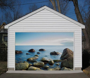 3D Sea Stones 133 Garage Door Mural Wallpaper AJ Wallpaper 