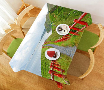 3D Seaside Road 832 Tablecloths Wallpaper AJ Wallpaper 