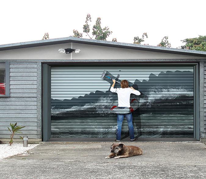 3D Painting Sea Boy 017 Garage Door Mural Wallpaper AJ Wallpaper 