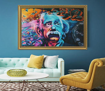 3D Old Man 193 Fake Framed Print Painting Wallpaper AJ Creativity Home 