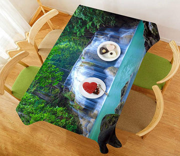 3D Forest Waterfall 35 Tablecloths Wallpaper AJ Wallpaper 