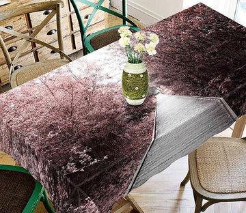 3D Wood Road Trees 712 Tablecloths Wallpaper AJ Wallpaper 