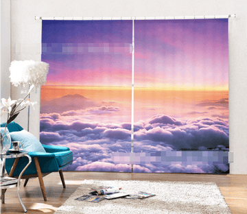 3D Sky Clouds Scenery 2107 Curtains Drapes Wallpaper AJ Wallpaper 