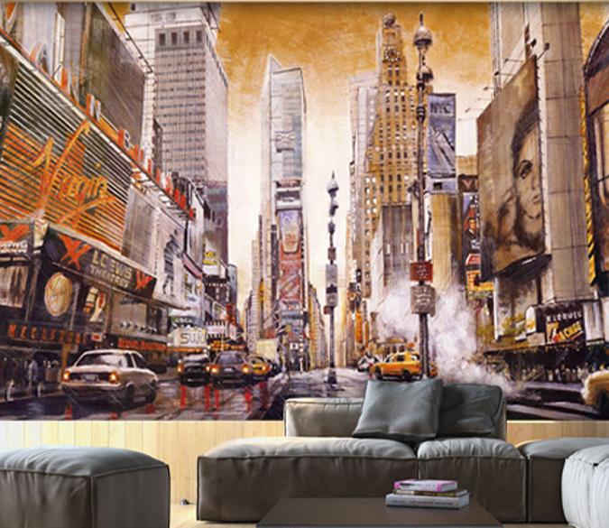 3D Building Street 084 Wallpaper AJ Wallpaper 