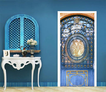 3D Openwork Patterns 16 Door Mural Wallpaper AJ Wallpaper 
